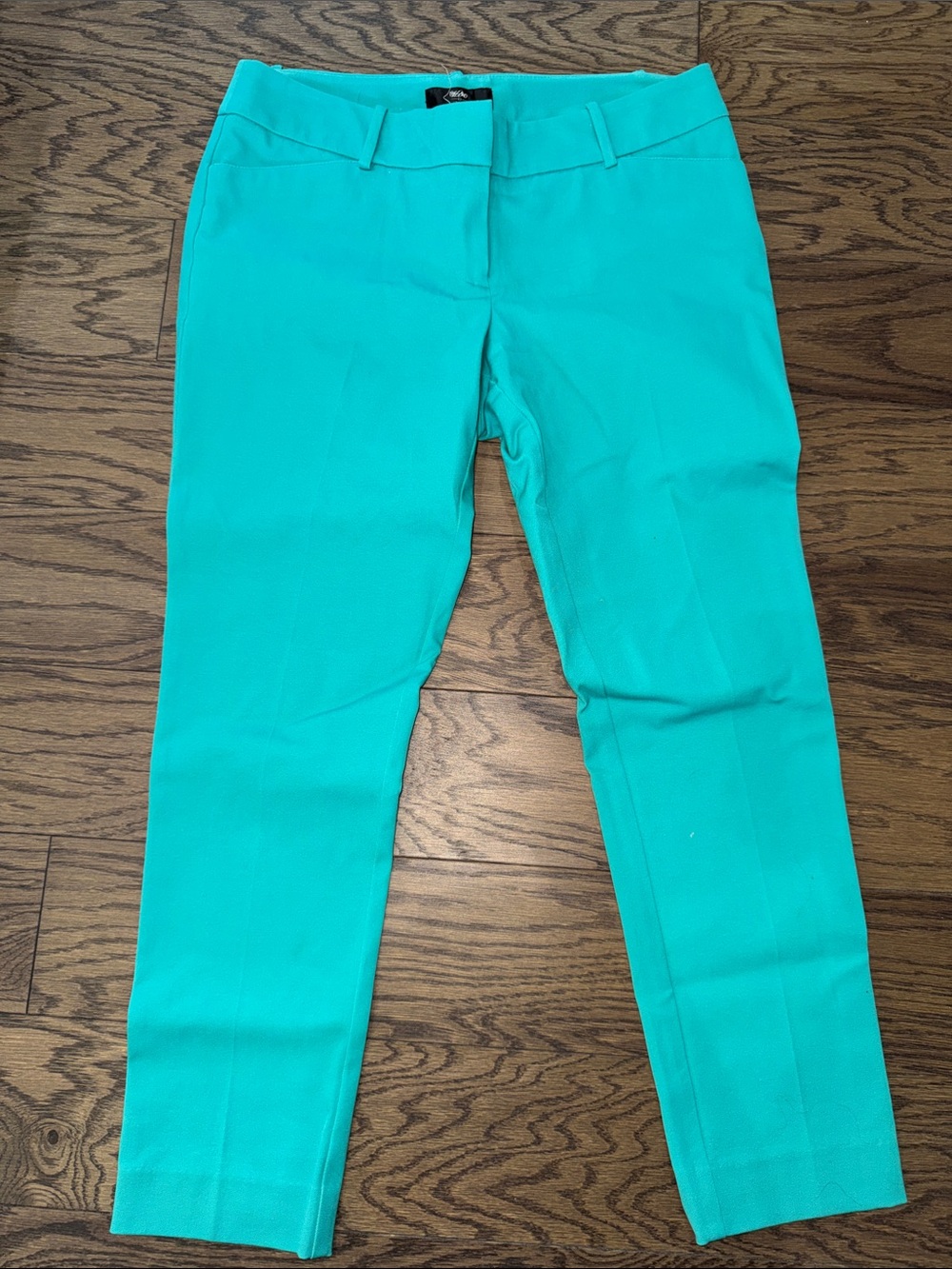 Mossimo Supply Co. Teal Ponte Ankle Pants